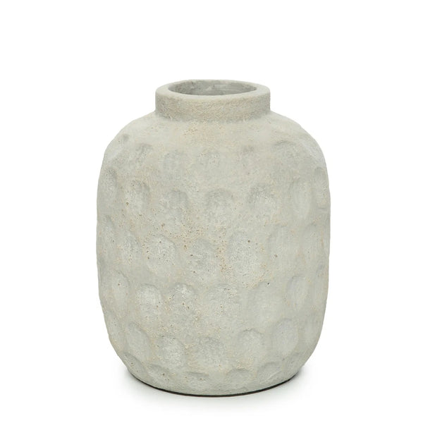 Vase en Terracotta effet Beton - L