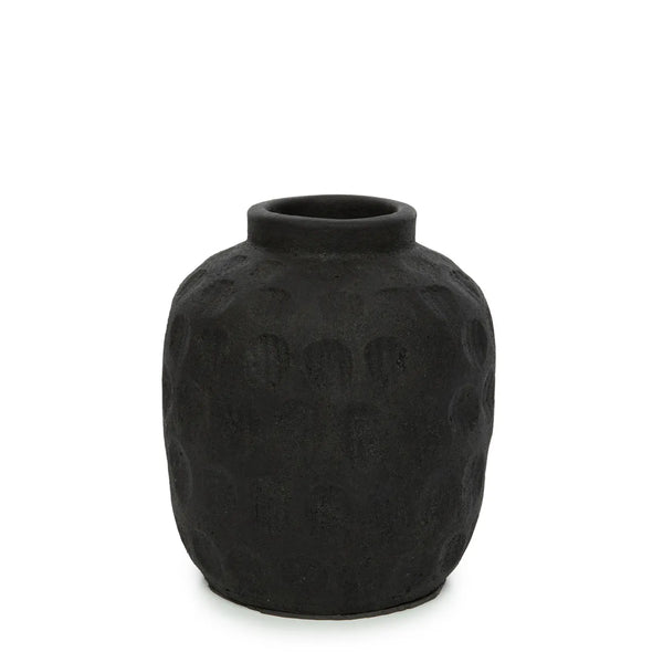 Vase Terracotta noir - M