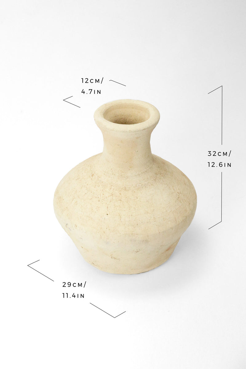 RAW TAMEGROUTE POTTERY VASE